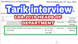 Kum ban shu pynkynmaw  Tarik interview LDA 2019 in the head of department  MPSC [upl. by Gaughan]