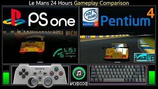 Le Mans 24 Hours PlayStation vs PC w Pentium 4 Gameplay Comparison [upl. by Otrebtuc955]