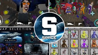 Sandbox In Space New Update New Master Map Freddy fazbear Speaker Man Skibidi Toilet Gameplay [upl. by Sacul]