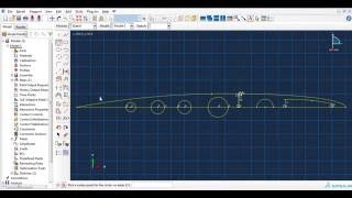 Numerical simulation of wing using ABAQUS Part1Sketch part [upl. by Akenehs]