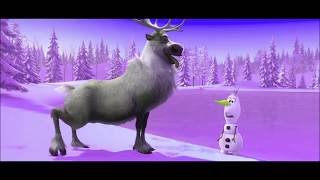 Frozen  OLAF and Reindeer SVEN Funniest Moment  Learn Colors [upl. by Ver184]