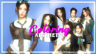 coloring aesthetic prequel editing tutorial [upl. by Prebo]