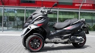 Essai Gilera Fuoco 500 LT [upl. by Keil]