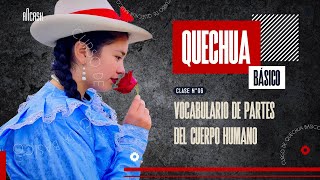 CURSO GRATUITO DE QUECHUA BÁSICO  Clase N°06  Vocabulario del cuerpo humano [upl. by Ainehs]