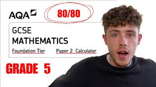 GCSE Maths AQA Foundation Paper 2 in 20 Minutes  How to get a Grade 5 [upl. by Etnuahc]