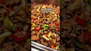 SISIG is a Filipino dish made from pork jowl and ears maskara pork belly and chicken liver [upl. by Naerol]