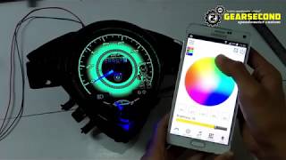 Modifikasi Speedometer Honda Beat OldKarbu Jadi Warna Warni Pakai Android [upl. by Certie]