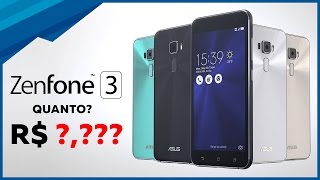 ZENFONE 3  PREÇOS E DATA DE LANÇAMENTO [upl. by Sprung90]