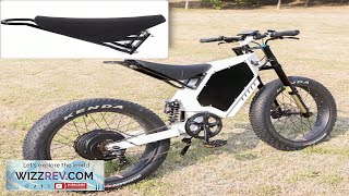 Stealth Bomber Electric Mountain Bike Beach Cruiser Motorcycle PU Saddle Seat US Review [upl. by Haissem29]