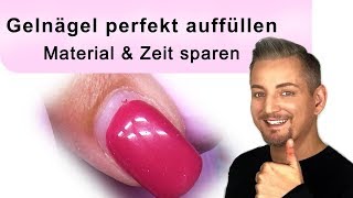 Gelnägel perfekt auffüllen  Naildesign [upl. by Enidan]