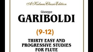 G Gariboldi 30 Easy and Progressive Studies for Flute 912 [upl. by Arnon]