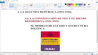 HISTORIA DE ESPAÑA PARA BACHILLERATO 052  MODELO DE ESTADO Y ESTRUCTURA POLÍTICA [upl. by Attelrahc]