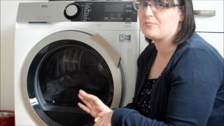 AEG 8000 Series T8DEE845R Heat Pump Tumble Dryer [upl. by Nosrac]