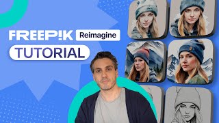 How to use Freepik Reimagine  Tutorial with Martin LeBlanc CPO of Freepik [upl. by Meta]