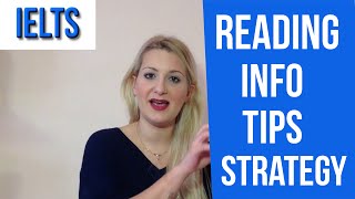 IELTS Reading infotipsand strategyenglish video [upl. by Knorring]