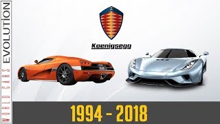 WCE  Koenigsegg Evolution 1994  2018 [upl. by Hilliary]