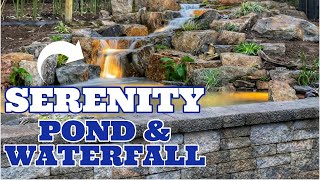 SERENITY DELUXE POND  Backyard Water Garden [upl. by Eyak496]