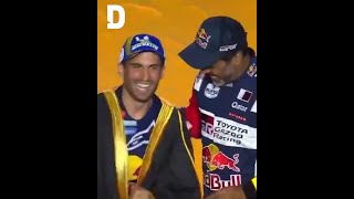 Qatars Nasser Al Attiyah gifts bisht to Argentinian bike champion [upl. by Piotr]