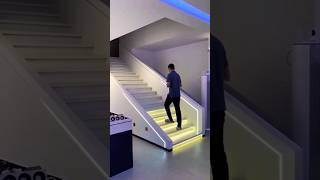 Staircase lightning ideas  stairs lighting ideas engineering shortfeed [upl. by Eyatnod]