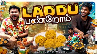 Chicken Laddu செய்வது எப்படி 🤩🥳  Fun Cooking With BOYS  Vj Siddhu Vlogs [upl. by Bohannon39]