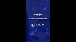 How to Administer a Subcutaneous Injection [upl. by Corder]