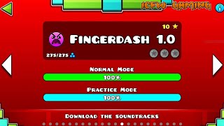 Fingerdash 10  Geometry dash [upl. by Oiciruam]