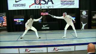 Division I Mens Foil Gold Medal Final  2014 July North American Cup [upl. by Breanne133]