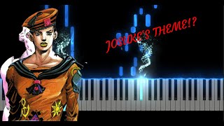 JoJolion Fanmade OST Josukes Theme on PIANO [upl. by Trevah]