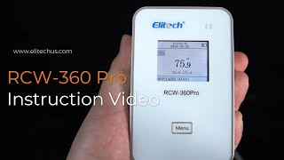 How to Use the Wireless Data Logger RCW360 Pro [upl. by Irene]