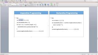 Lecture 17  Imperative vs Declarative Programming [upl. by Hildick686]