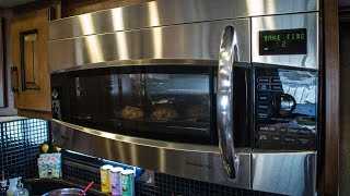 RV Quick Tip  How to Use a Microwave Convection Oven [upl. by Celie525]