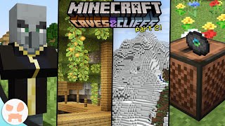 EVERYTHING IN MINECRAFT 118 CAVES  CLIFFS PART 2 [upl. by Dloniger]