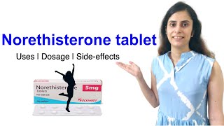 Norethisterone tablet uses in Hindi  ip 5mg Period delay tablet  Consumer review [upl. by Tumer333]