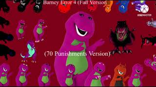 Barney Error 4 Full Version 70 Punishments Version [upl. by Norean847]