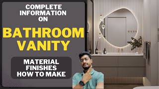 Bathroom Vanity best material and how to choose the best finishing What not to do  91Homes [upl. by Haye]