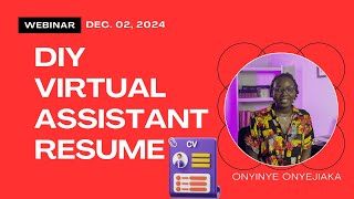 Creating Your VIRTUAL ASSISTANT RESUME [upl. by Remle496]