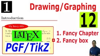 Basic and Advanced DrawingGraphing in LaTeX Using PGFTikZ Part12 [upl. by Swanhildas]