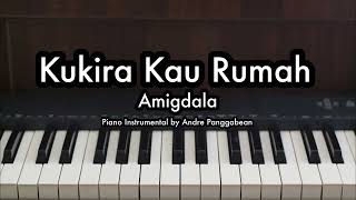 Kukira Kau Rumah  Amigdala  Piano Karaoke by Andre Panggabean [upl. by Johppa]