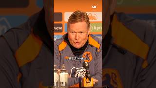 RONALD KOEMAN BESCHERMT ORANJESPITSEN 🤝🇳🇱Nederland Oranje [upl. by Enimassej]