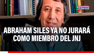 🔴🔵JNJ Abraham Siles envía carta a defensor del Pueblo para indicar que no jurará hoy [upl. by Janot]