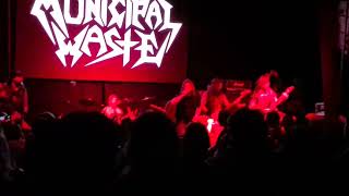 Municipal Waste  Born To Party Live in Adelaide Australia [upl. by Suinuj]