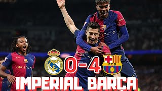 EL BARCELONA DESTROZA AL REAL MADRID GOLEADA HISTÓRICA LEWANDOWSKI IMPERIAL LO DE ANCELOTTI Y MÁS [upl. by Inavoig]