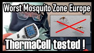 Mosquito killer in action  Thermacell TEST in Nature  How effective on a scale 110 [upl. by Dacia]