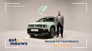 Renault 4 ETech Electric bijna alles komt terug zelfs de 4  autonieuwsbe [upl. by Anotyad]