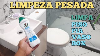 MISTURA POTENTE PARA LIMPAR BANHEIRO MUITO SUJO LIMPEZA PESADA NO BANHEIRO [upl. by Bartel]