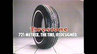 1982 Firestone 721 Metrix Tires quotThe Tire Redesignedquot TV Commercial [upl. by Lu]