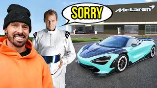 EX STIG CRASHED MY MCLAREN THAT I JUST REBUILT [upl. by Eanar]