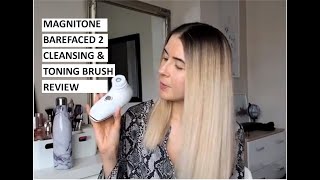 Magnitone Baredfaced 2 3D VibraSonic Cleansing and Toning Brush Review [upl. by Zoe]