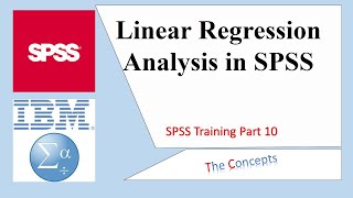 Linear Regression Analysis in SPSS How to run Regression in SPSS Lesson 9 [upl. by Lengel]