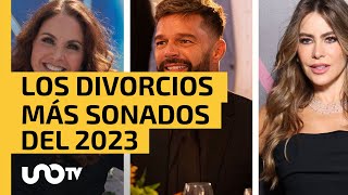 Los divorcios más sonados del 2023 de la farándula [upl. by Neil]